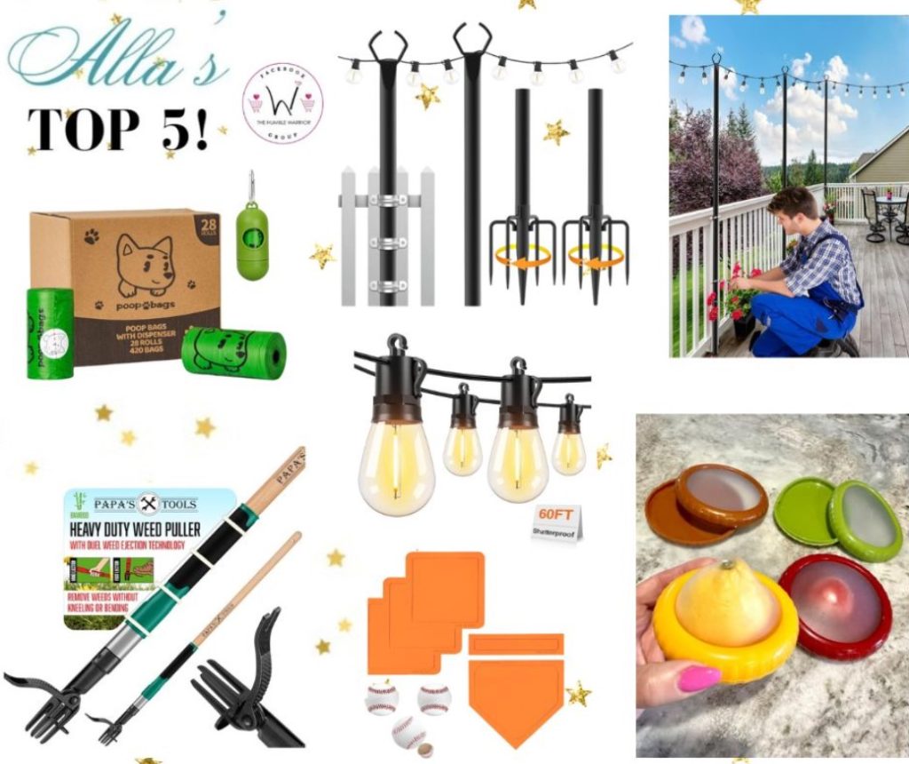 Alla’s TOP 5 best-selling items posted yesterday plus a bonus item!