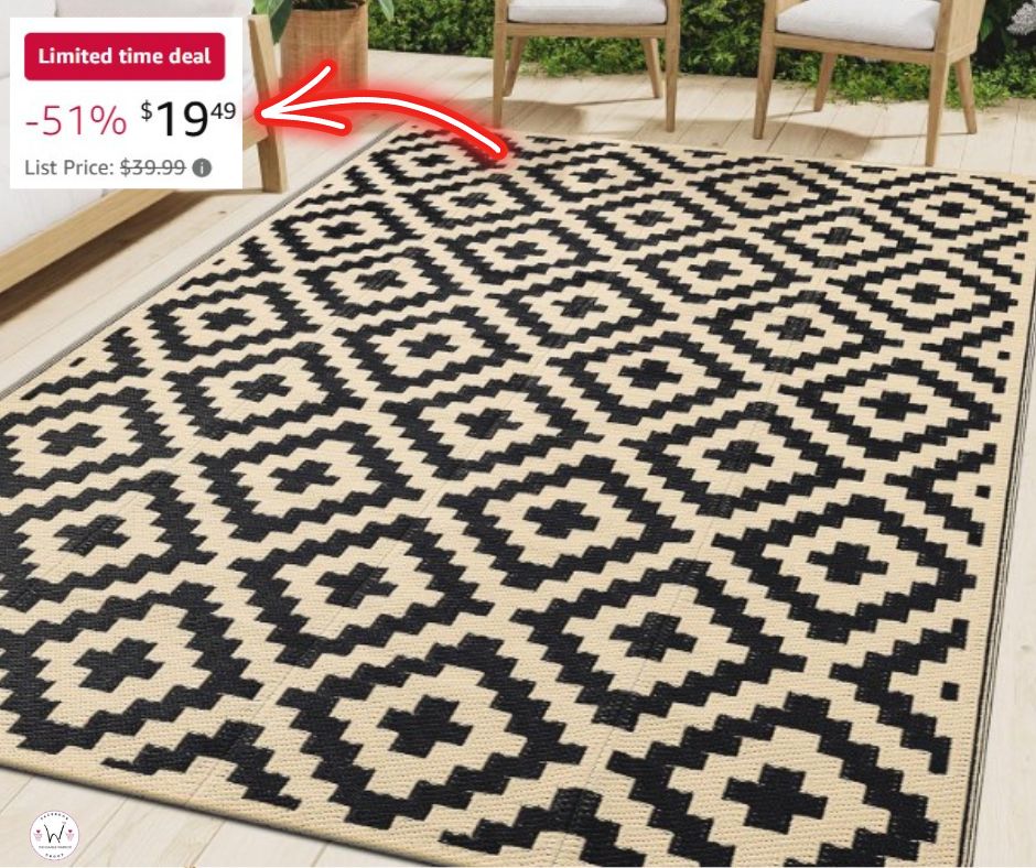 Reversible Plastic 5×8 Ft Outdoor Rug!