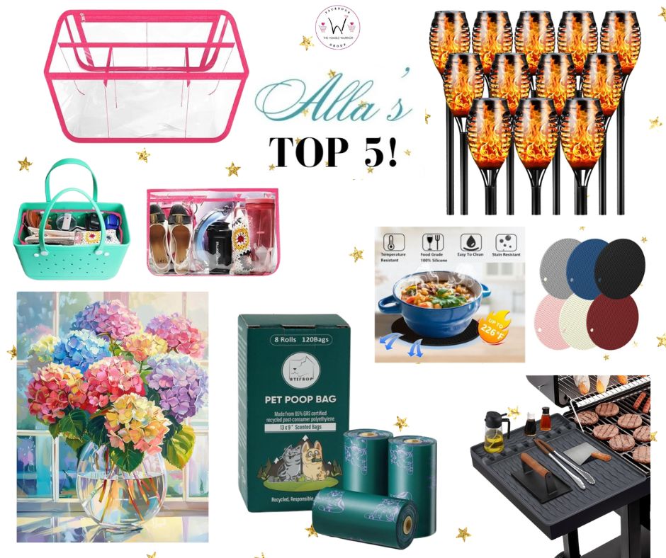 Alla’s TOP 5 best-selling items posted yesterday plus a bonus item!