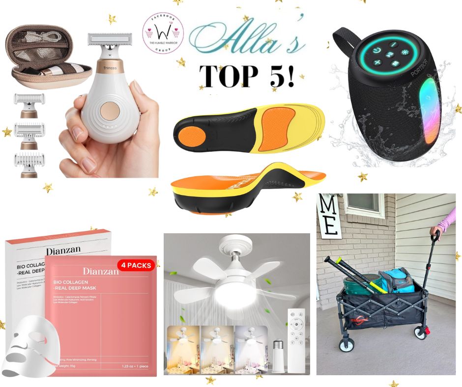 Alla’s TOP 5 best-selling items posted yesterday plus a bonus item!