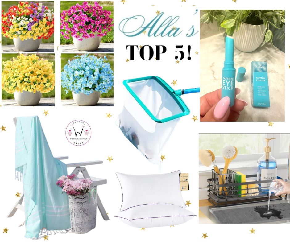 Alla’s TOP 5 best-selling items posted yesterday plus a bonus item!