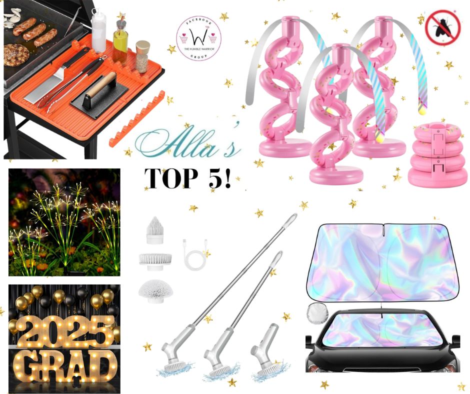 Alla’s TOP 5 best-selling items posted yesterday plus a bonus item!