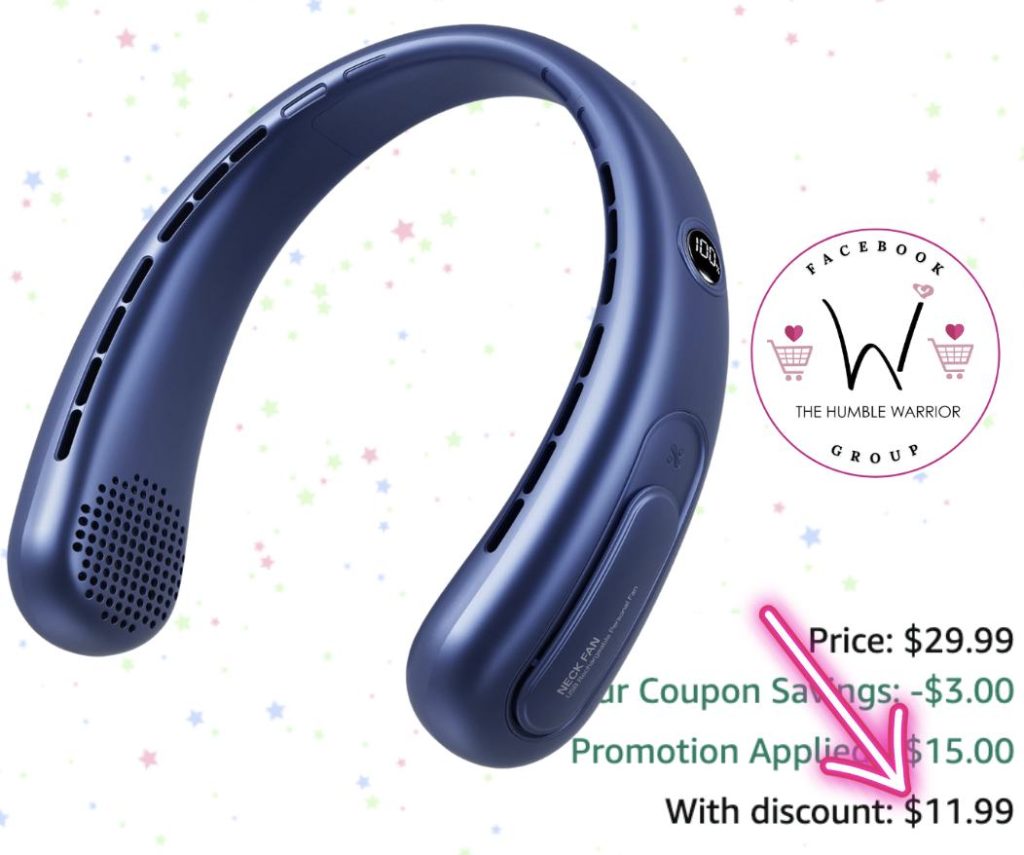 Portable Neck Fan!
