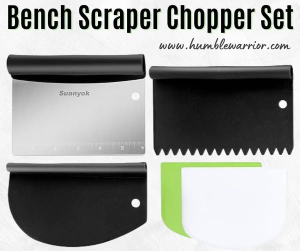 Bench Scraper Food Chopper set