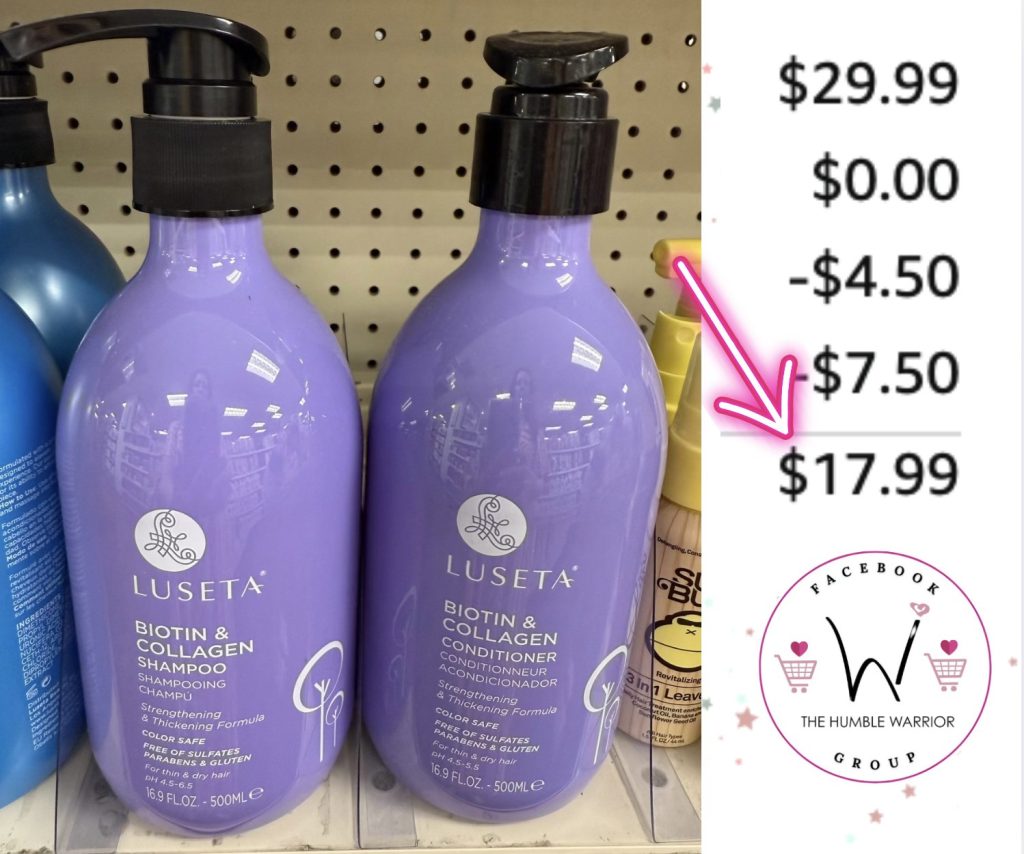 Luseta’s Biotin Shampoo and Conditioner set