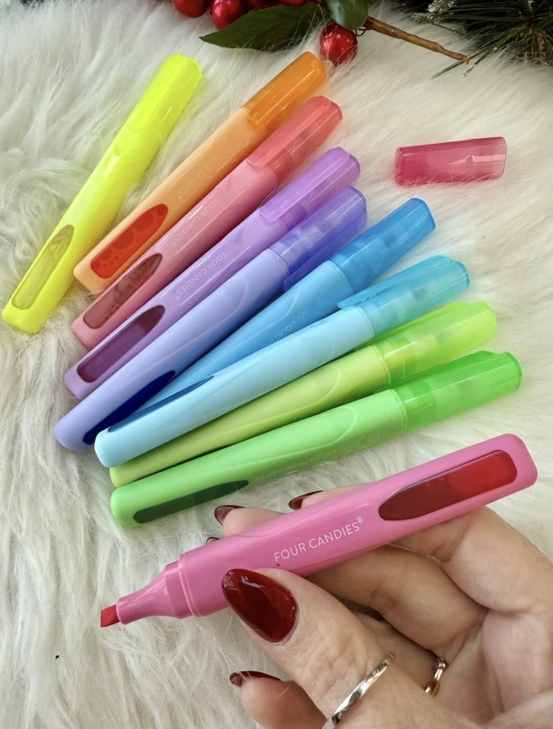 Four Candies Cute Pastel Highlighters