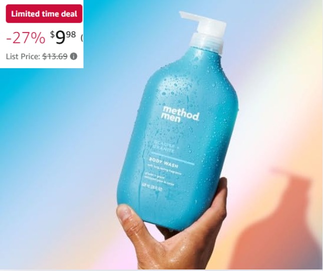 Method Men Body Wash in Glacier + Granite