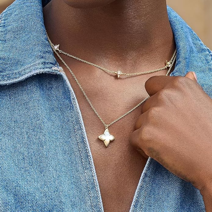 Cicy Bell layered necklaces