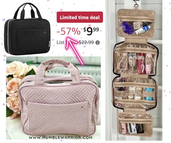 BAGSMART Travel Toiletry organizer