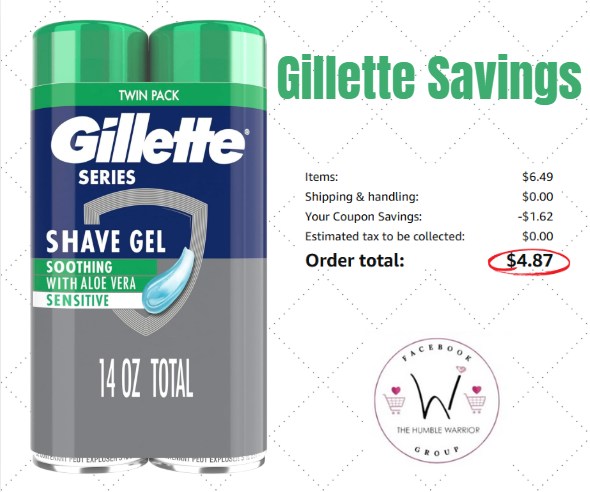 Gillette Series 3X Action Shave Gel, Sensitive Skin