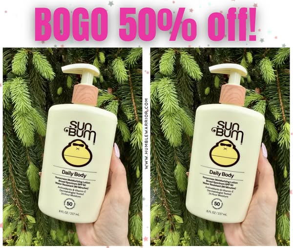 Sun Bum Daily SPF 50 Sunscreen Body Lotion