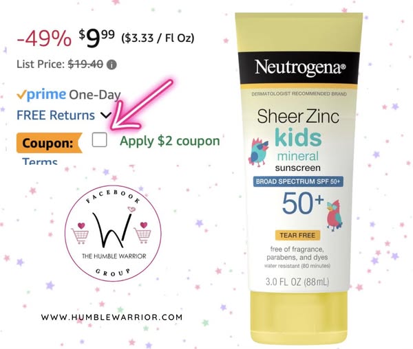 Neutrogena Kids Mineral Sunscreen Sheer Zinc Oxide Lotion