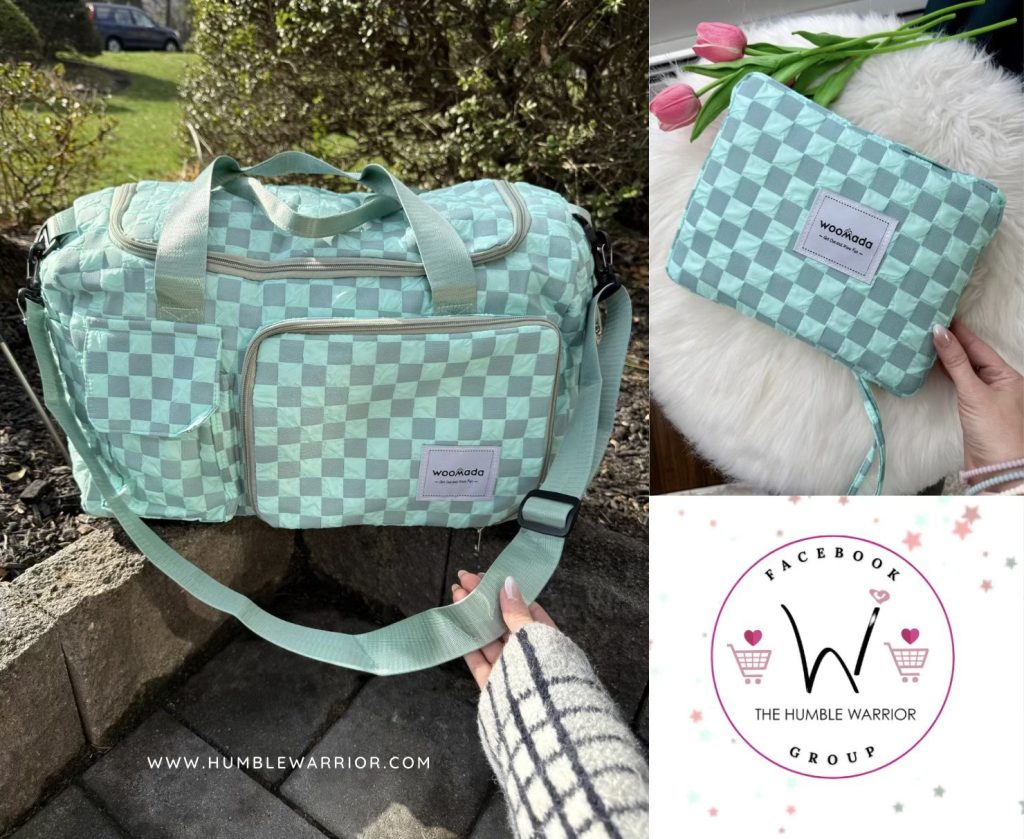 WOOMADA Foldable Travel Duffel Bag