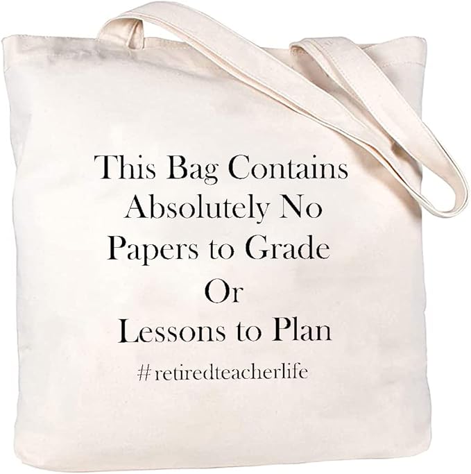 Retirement Tote Bag for Teacher