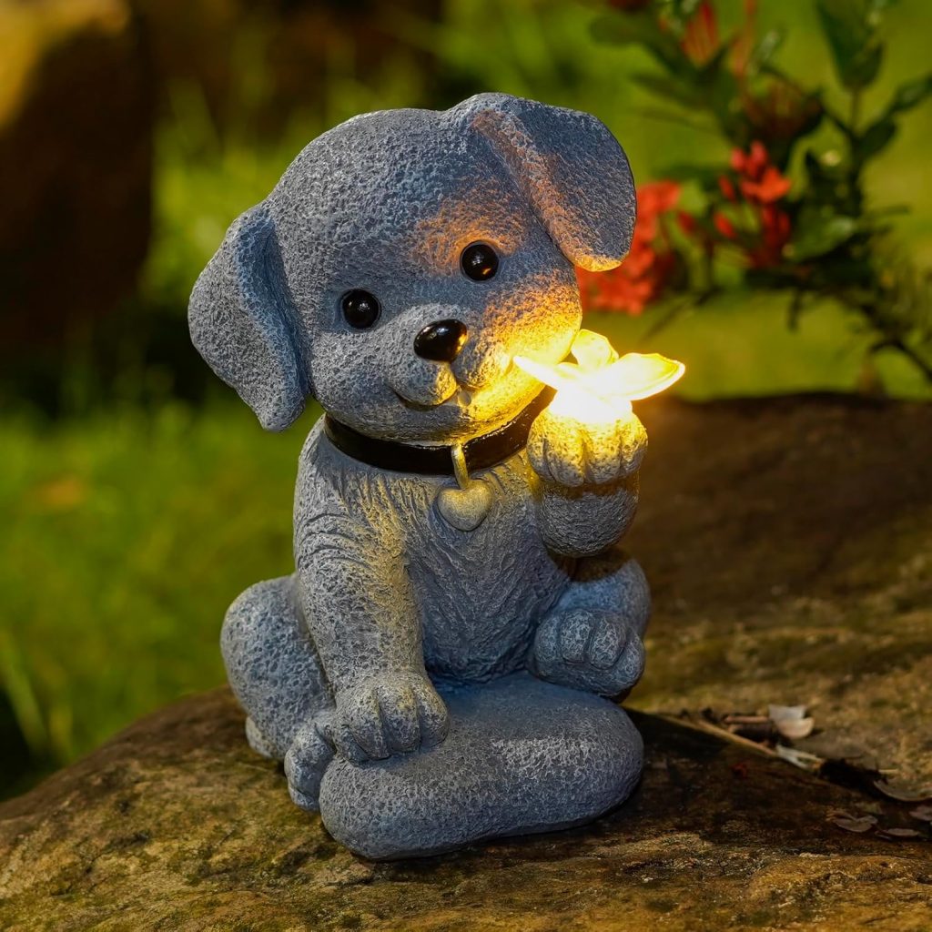 Solar Puppy Statue!