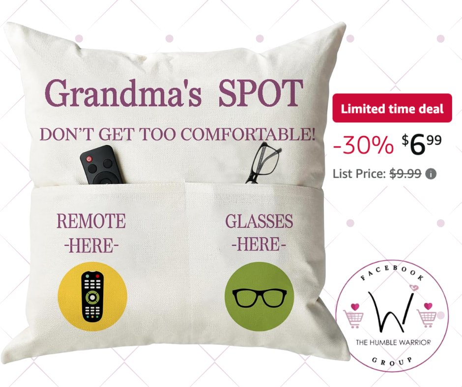 Cute Pillow Cover for Grandma