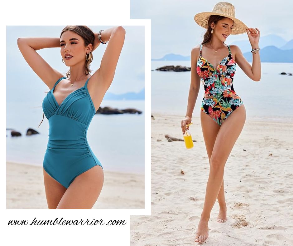 AI’MAGE One Piece Ruched Swimsuit