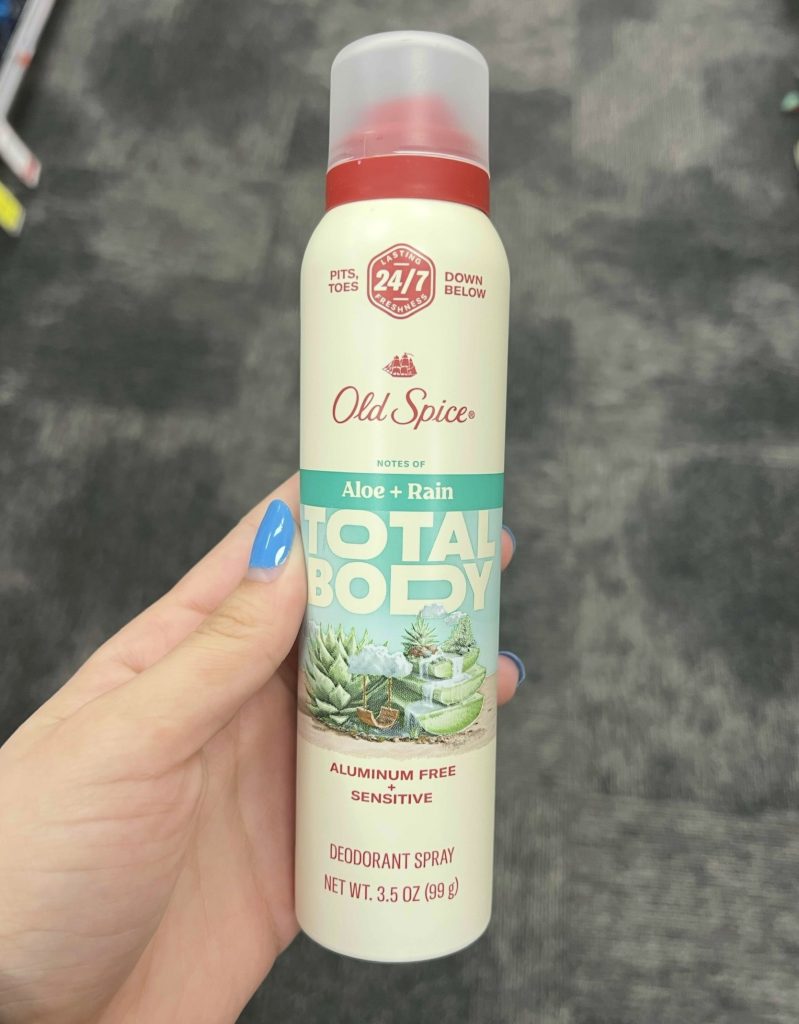 Old Spice Aloe + Rain Full Body Deodorant!