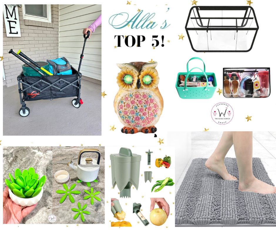 Alla’s TOP 5 best-selling items posted yesterday plus a bonus item!