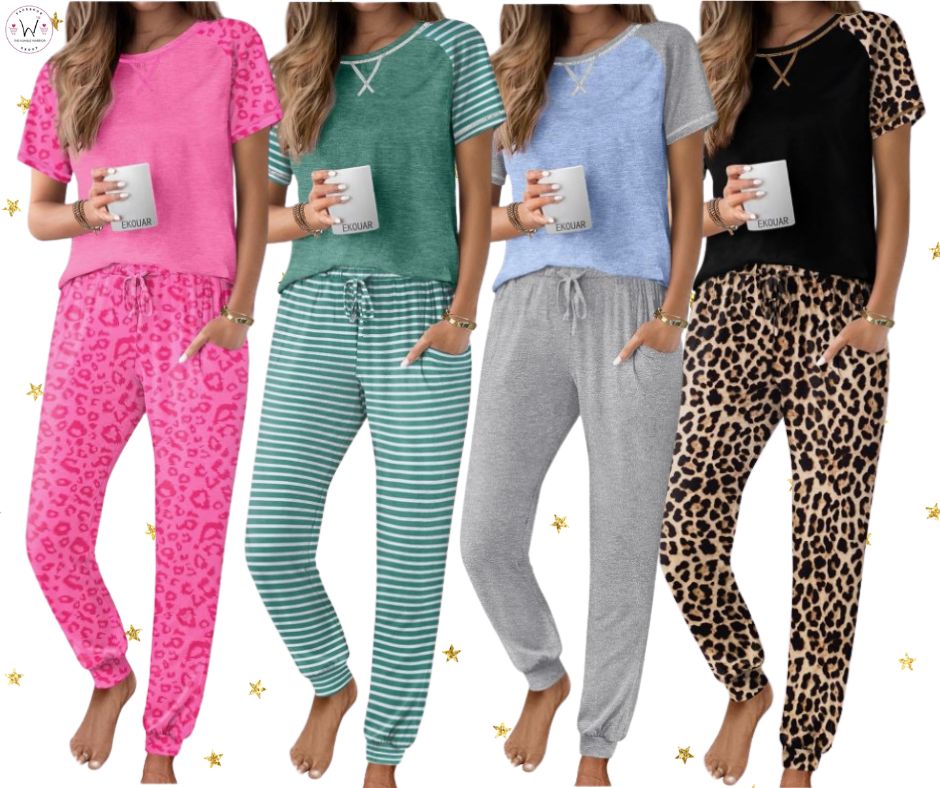 2 Piece Pajama/Lounge Sets from Ekouaer!