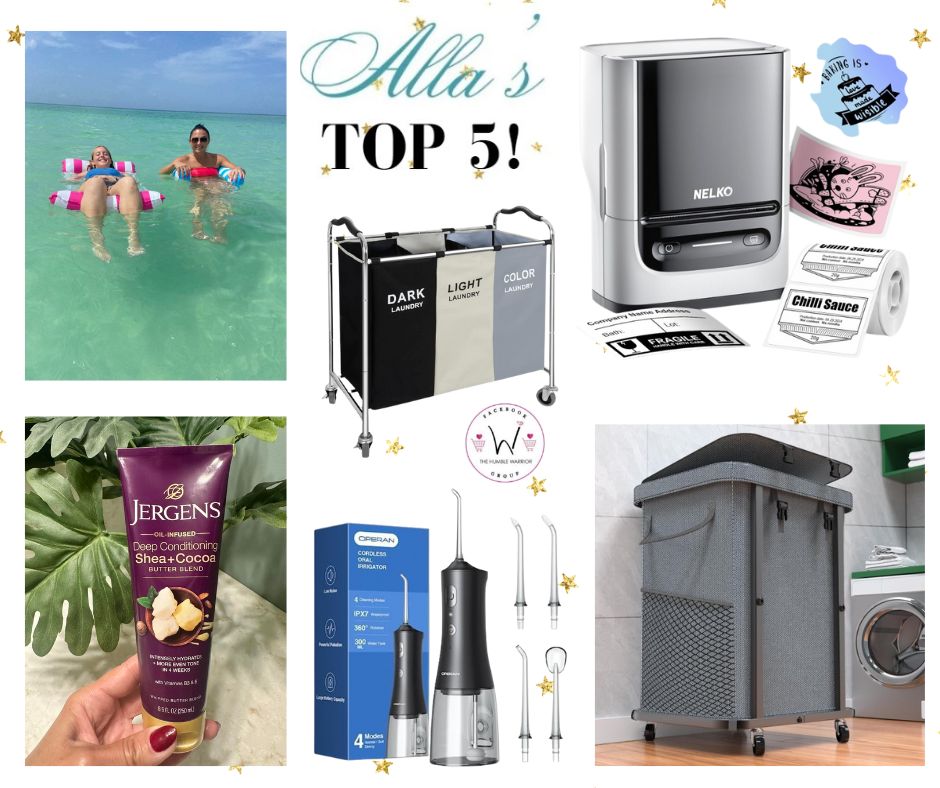 Alla’s TOP 5 best-selling items posted yesterday plus a bonus item!