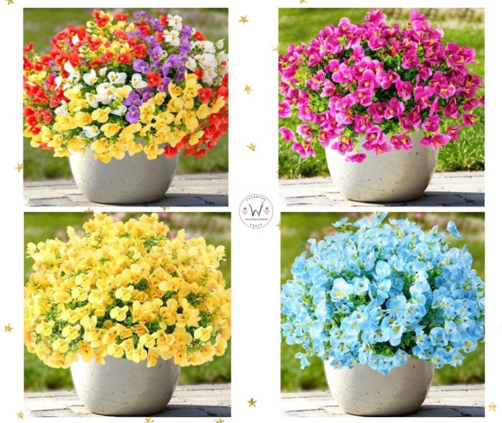 Artificial flowers!