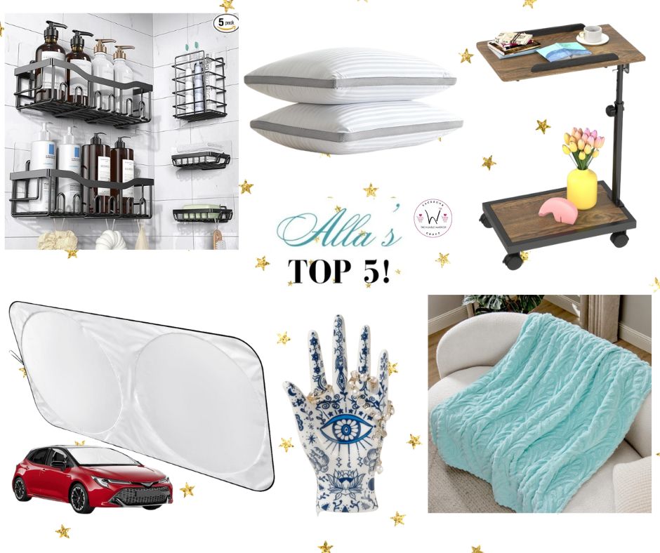 Alla’s TOP 5 best-selling items posted yesterday plus a bonus item!