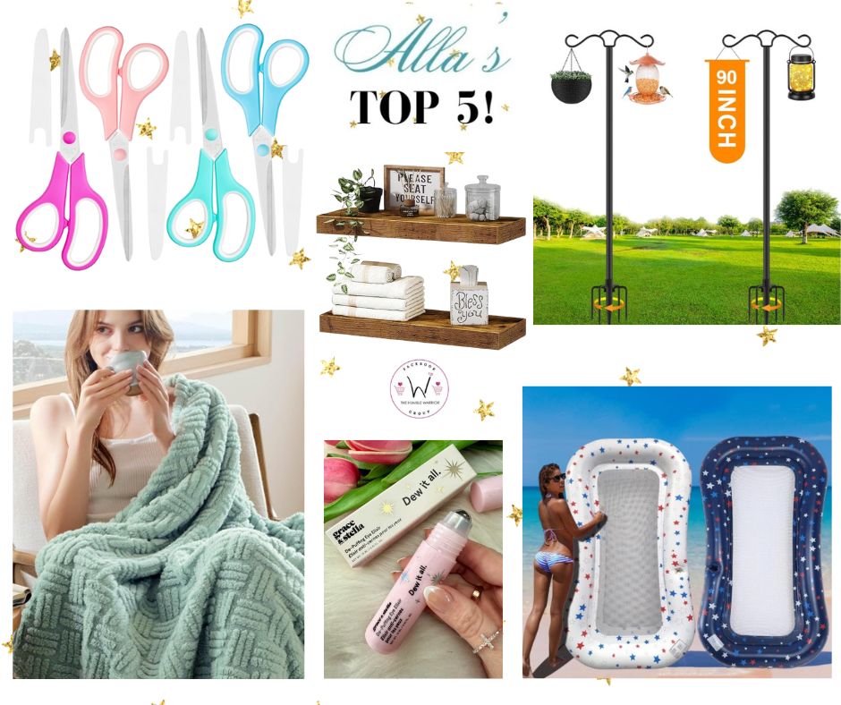 Alla’s TOP 5 best-selling items posted yesterday plus a bonus item!