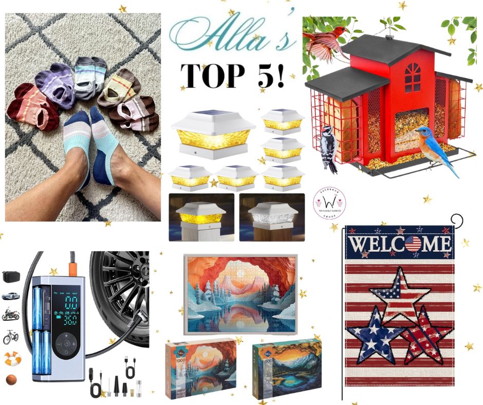 Alla’s TOP 5 best-selling items posted yesterday plus a bonus item!