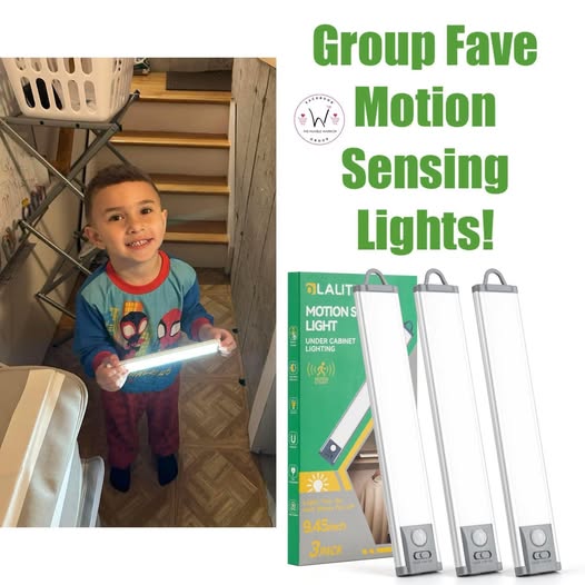 3-Pack Motion Sensor Under Cabinet Lights