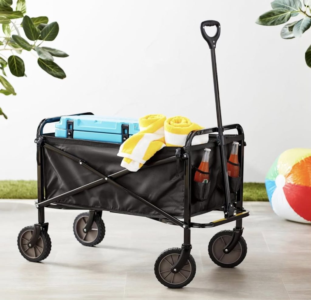 collapsible folding outdoor utility wagon