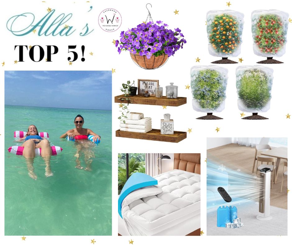 Alla’s TOP 5 best-selling items posted yesterday plus a bonus item!