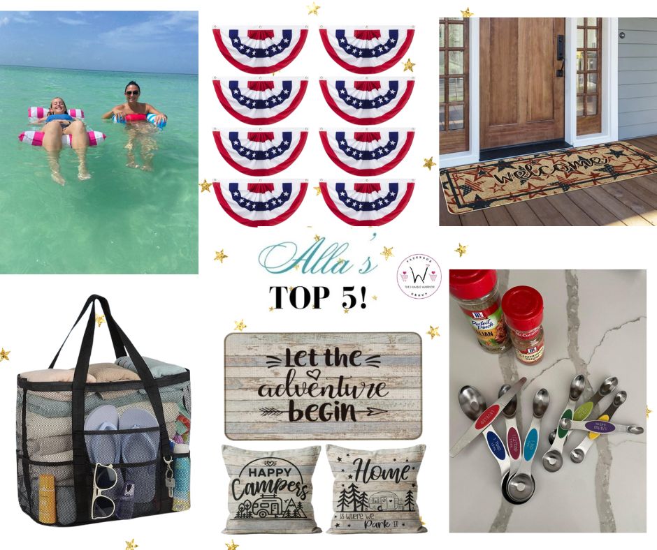 Alla’s TOP 5 best-selling items posted yesterday plus a bonus item!
