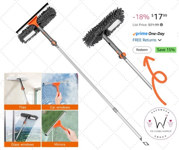 2-in-1 window cleaning tool