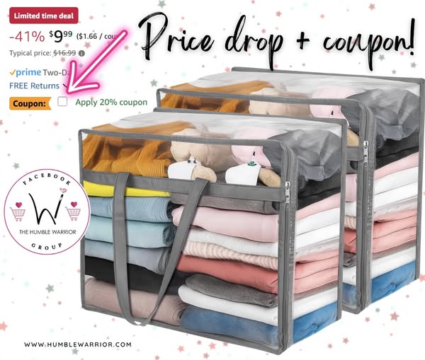 Budding Joy Clear Zippered Storage Bags