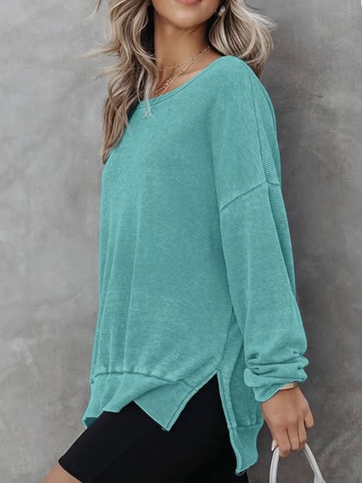 Dokotoo Waffle Knit Sweatshirt