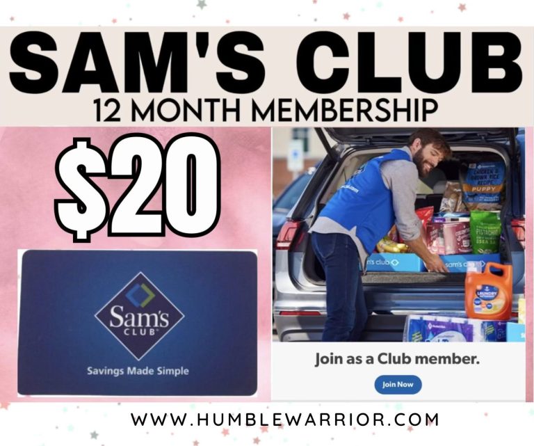 Score a 1-Year Sam’s Club Membership for