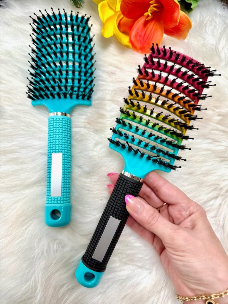 2-pack curved vented brush