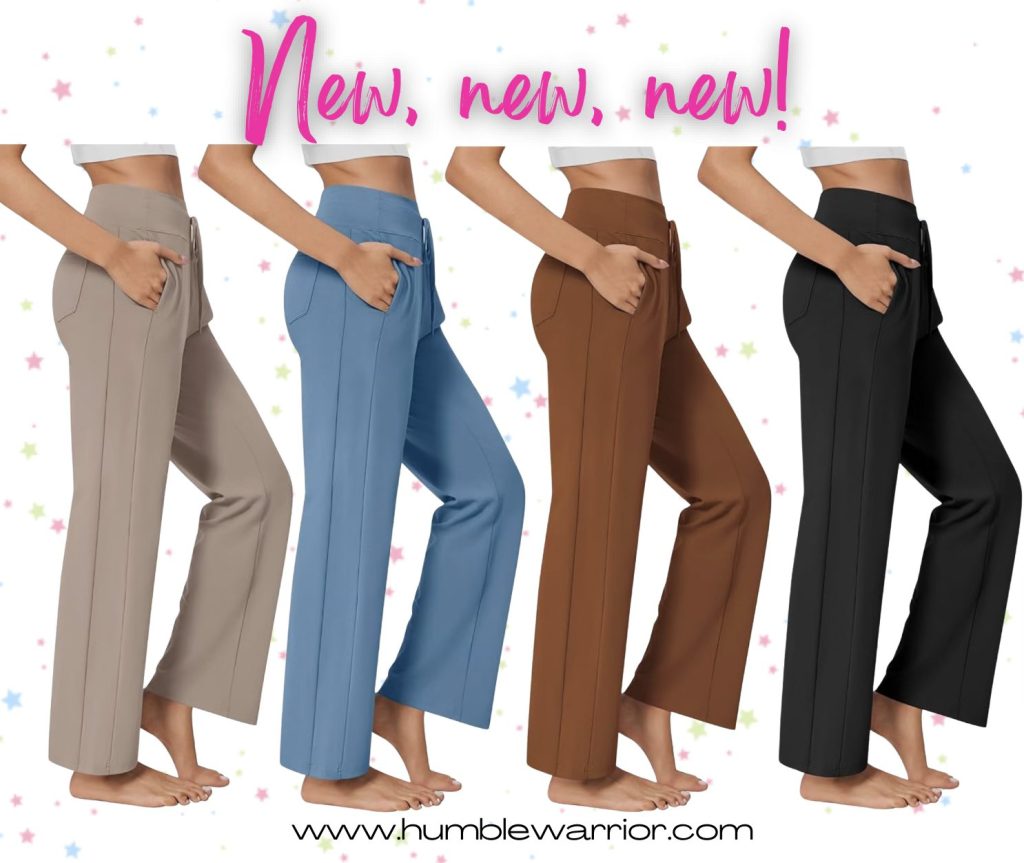 Pinspark wide leg yoga pants