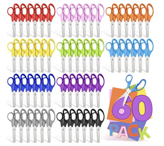 set of 60 scissors