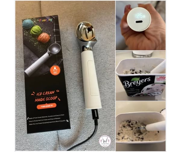 heated ice cream scooper