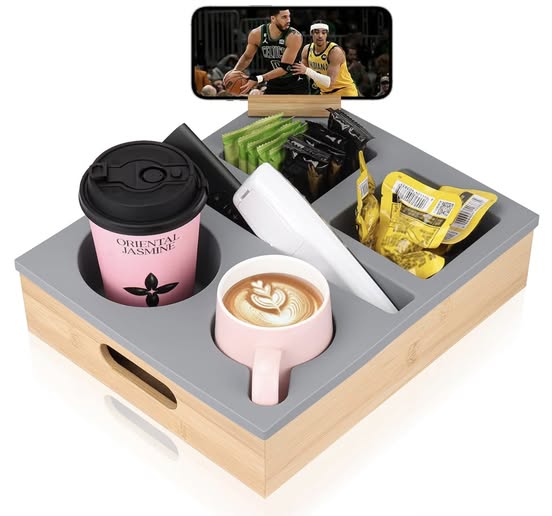 ByNaRIX Couch Cup Holder Tray