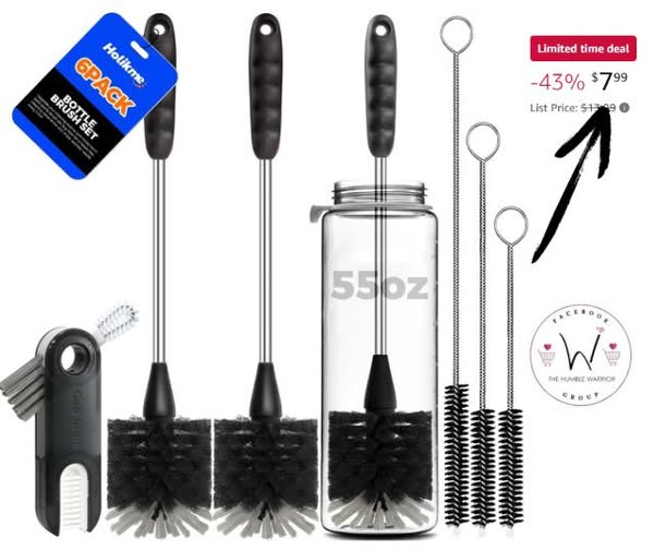 Holikme 6 Pack Bottle Brush Set