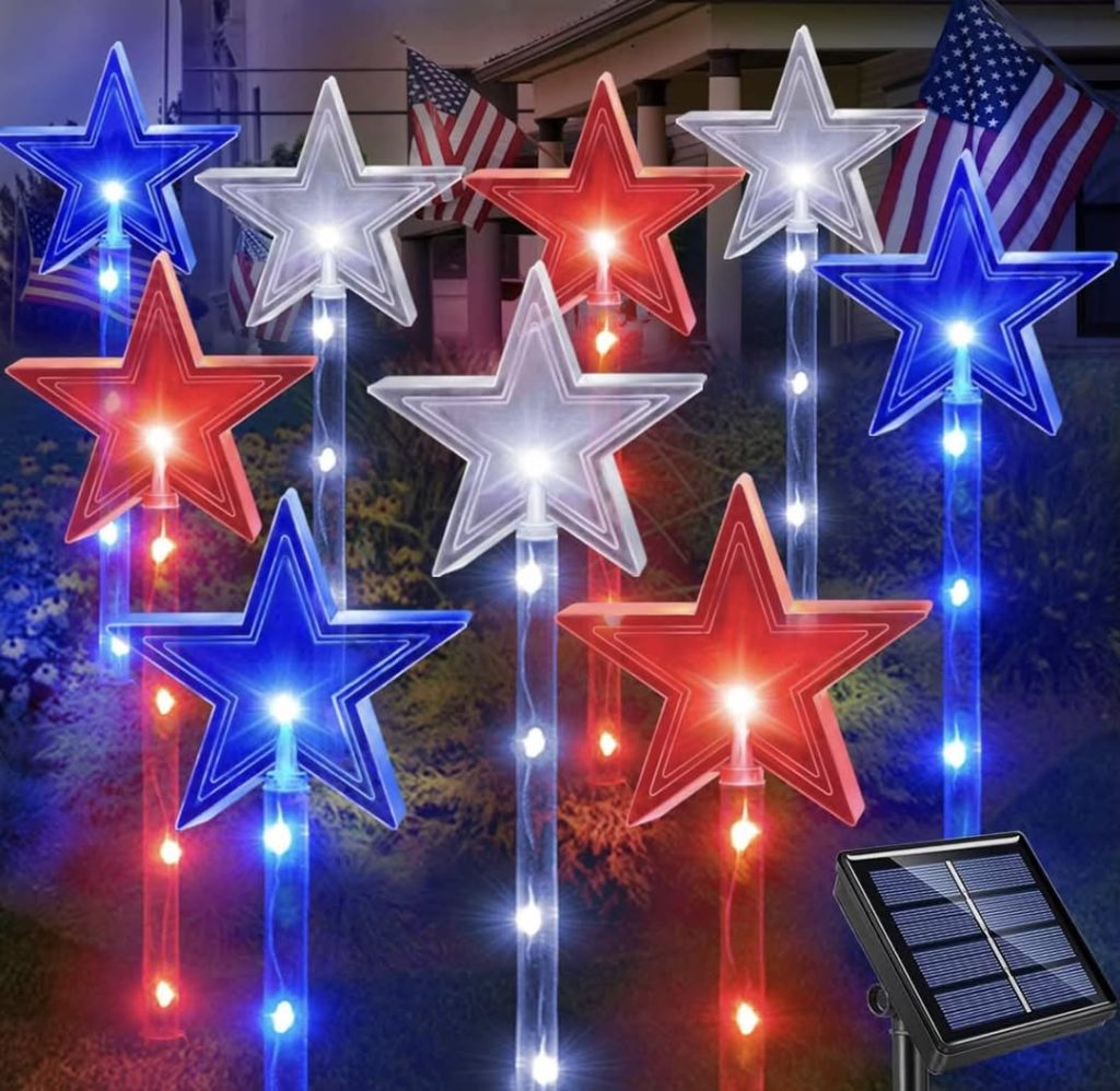 9 pack of solar lights