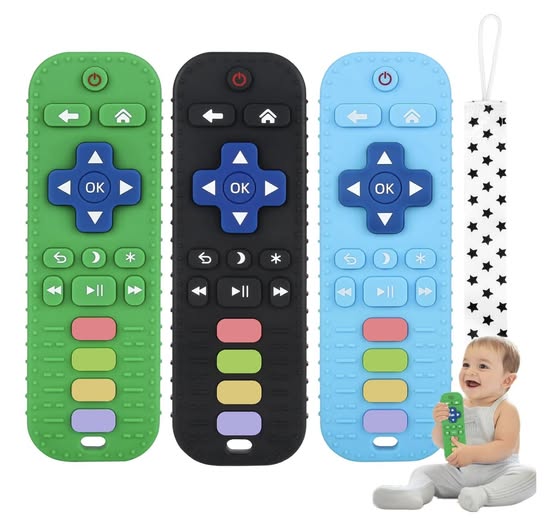 teething “TV remotes”