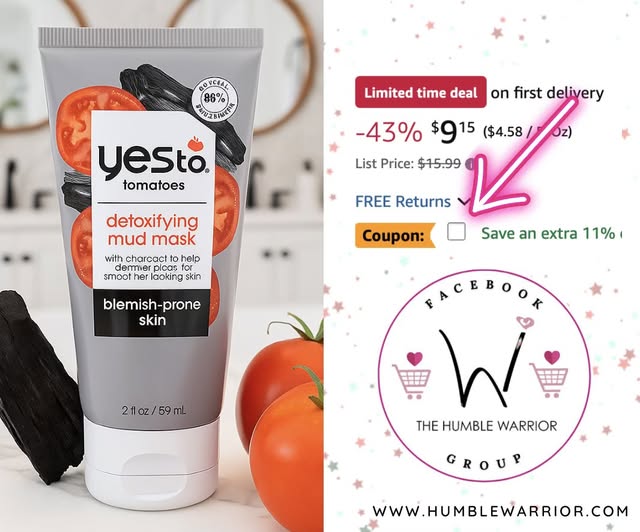 Yes To Tomatoes Charcoal Mud Mask