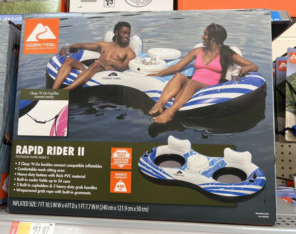 Ozark Trail Rapid Rider II Inflatable!