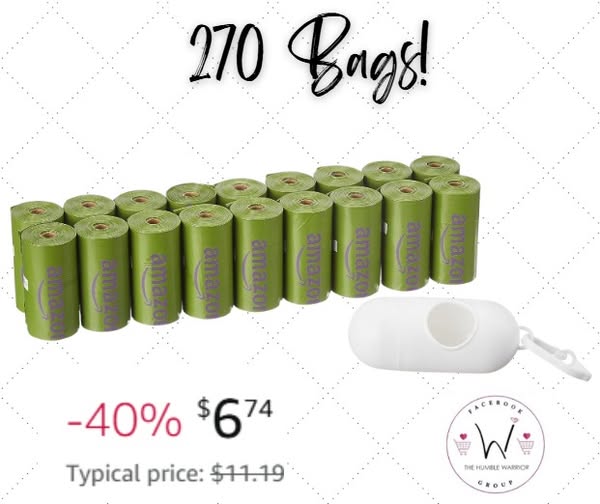 Lavender Scented Dog Poop Bags