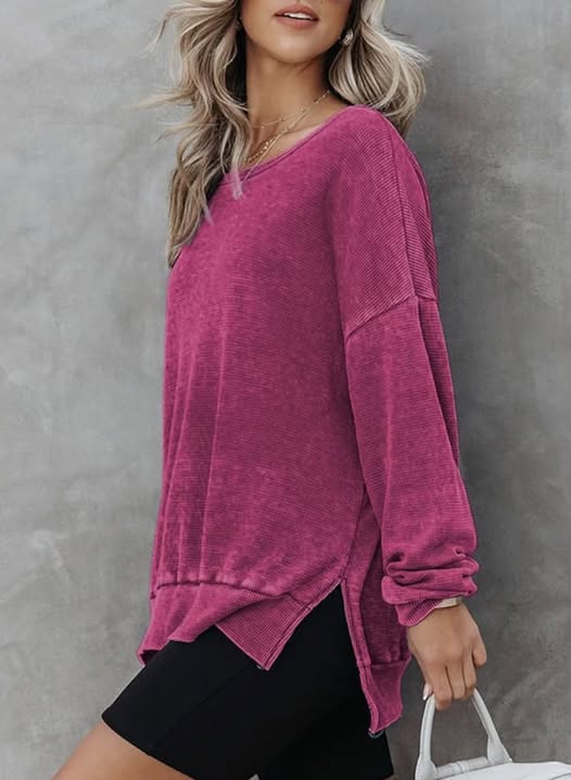 Dokotoo Waffle Knit Sweatshirt