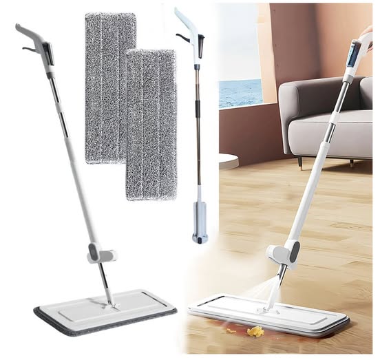 Wet and dry dual use mop